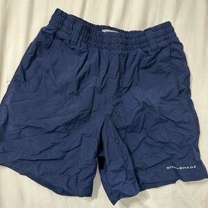 Columbia Kids Navy Blue PFG Golf Shorts Size S (8)